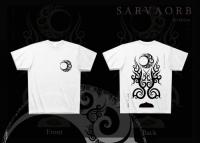 Rising Moon Tribal / Short Sleeve Tシャツ (White)