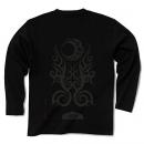 Rising Moon Tribal / Long Sleeve Tシャツ (Black)