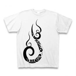Tear Drop Tribal / Short Sleeve Tシャツ (White)