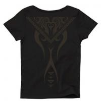 Peata　Niho Tribal /Ladies Short Sleeve Tシャツ(Black)