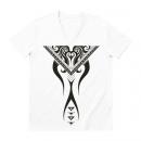 Peata　Niho Tribal / Short Sleeve VネックTシャツ (White)