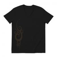 Envelope Yap Tribal/Short Sleeve VネックTシャツ (Black)
