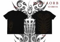 Envelope Yap Tribal/Short Sleeve VネックTシャツ (Black)