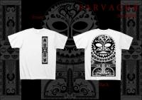 Tiki Mask Tribal / Short Sleeve Tシャツ (White)