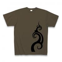 Spiral Lotus / Short Sleeve Tシャツ (Olive)