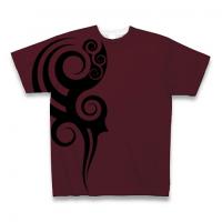 Dark Cell / Short Sleeve Tシャツ (Burgundy)