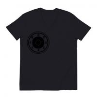 In My Projector / Short Sleeve VネックTシャツ (Navy-Black)