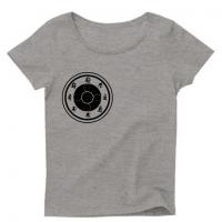 In My Projector / Short Sleeve レディースTシャツ (Grey-Black)