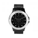 Cosmosys / ラインストーン ブラックエナメル 腕時計 [Japanese Zodiac Version] (Black-White)