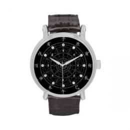 Cosmosys / ビンテージ レザーストラップ 腕時計 [Special Edition] (Black-White)