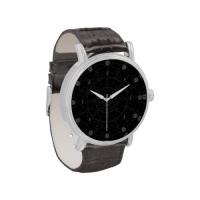 Cosmosys / ビンテージ レザーストラップ 腕時計 [Roman] (Black-Grey)
